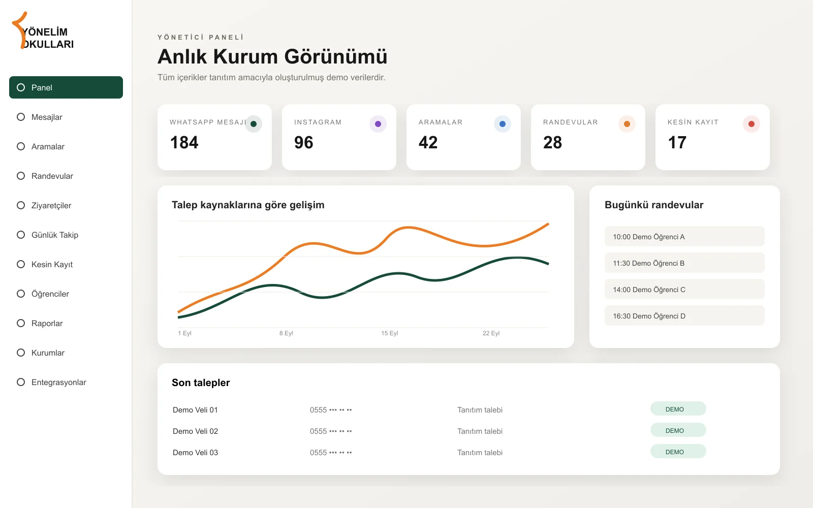EDUCATION ENROLMENT CRM